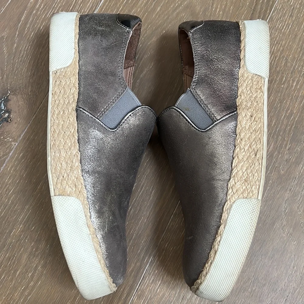 Sam Edelman Miles Metallic Flat Slip On Shoes - Picture 5 of 8